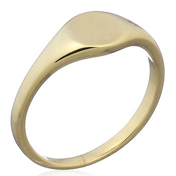 Vermeil Gold Signet Ring