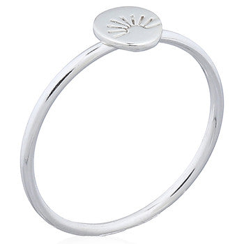 Sterling Silver Sunrise Stacker Ring